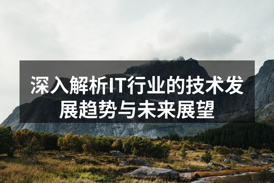 深入解析IT行业的技术发展趋势与未来展望